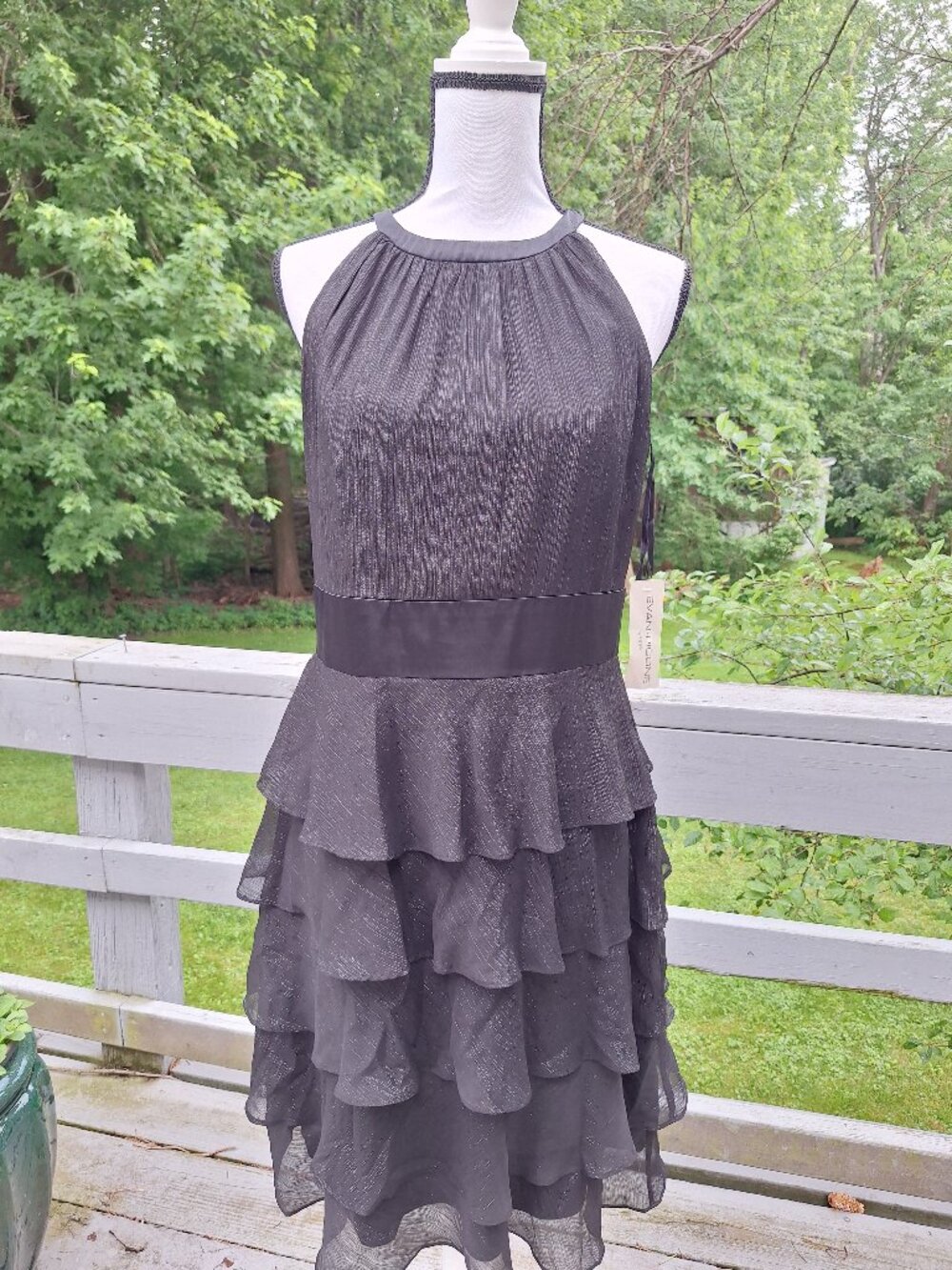 Evan Picone Dress Size 12 Little Black Dress NWT